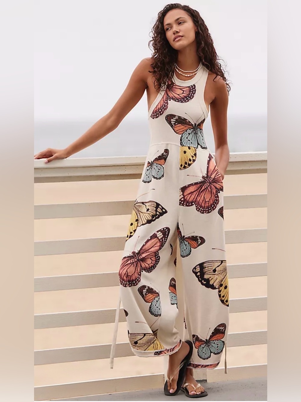 Anthropologie Rare Daily Practice Plattsburgh Sleeveless Jumpsuit